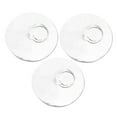 thumbnail image 4 of COSMOBETTY 3Pcs Stainless Steel Bathtub Stopper Round Silver Drain Blocker for Bathroom Sink 5.4X2.1In, 4 of 8