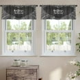 thumbnail image 2 of LALILO Kitchen Curtain Valance Beautiful Floral Rod Pocket Window Curtain 52"x 18" Set of 2, 2 of 7