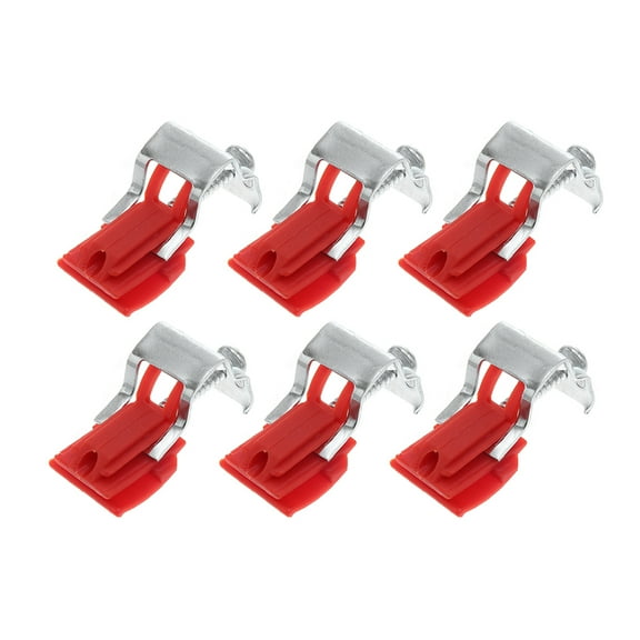 6 Pcs Adjustable Undermount Kitchen Sink Installation Parts Heavy Duty Brackets and Clips