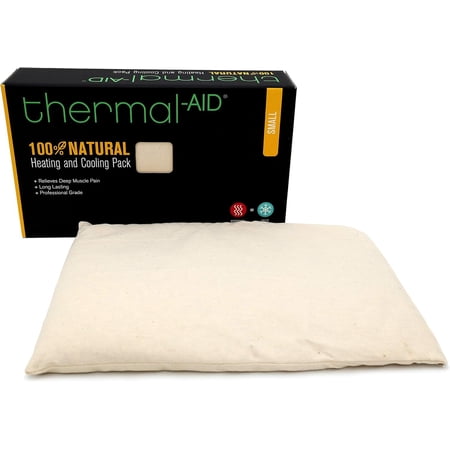 Thermal-Aid - Heating and Cooling Pack, Small - Hot and Cold Pad with Natural Corn Filling for Back, Neck, Head, and Knees - Reusable and Easy to Clean