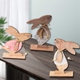 thumbnail image 4 of Binwennn Spring Stock | Easter Rabbit Wood | Home Ornament And Christmas Bulbs Knitting Ornament Babies Second Christmas Ornament Christmas Trees Decorations Retro Ornament Set Christmas Ornament Set, 4 of 8