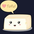 thumbnail image 3 of CafePress - Kawaii Tofu Asking People To Lov Zip Hoodie (Dark) - Zip Hoodie, Classic Hooded Sweatshirt with Metal Zipper, 3 of 4