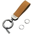 thumbnail image 2 of enjoywould Key Chain Minimalist Rust-resistant Anti-Lost Multi-purpose Faux Leather Car Keychain Handbag Accessory, 2 of 4
