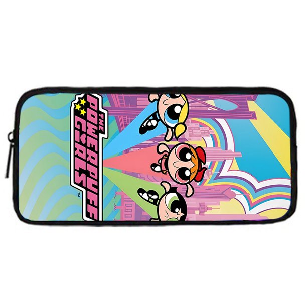 Conjunto de 3 piezas de Anime Powerpuffs para niños y niñas, mochila escolar con fiambrera, bolsas de lápices, mochilas escolares, el mejor regalo