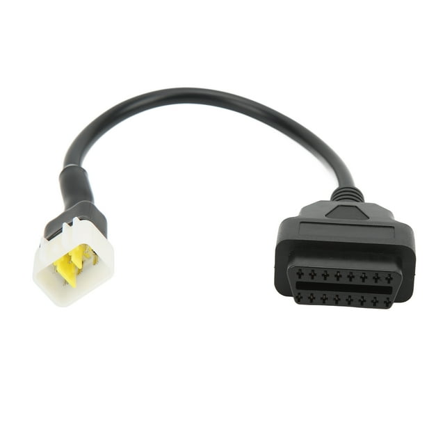 Ouitble Cable de diagnóstico, Cable de Conector de diagnóstico de 6 Pines Reemplazo del Adaptador de diagnóstico OBD para Motocicleta