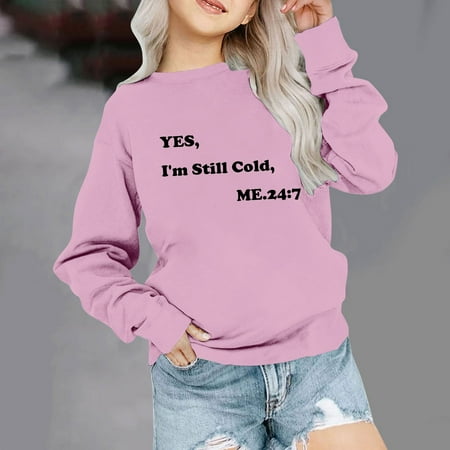 

WXLWZYWL Fall Savings Clearance 2024 Boys Girls Sweatshirt Casual Letter Print Crew Neck Long Sleeve Pullover Sweatshirt Spring Fall Tops Boys Undershirts