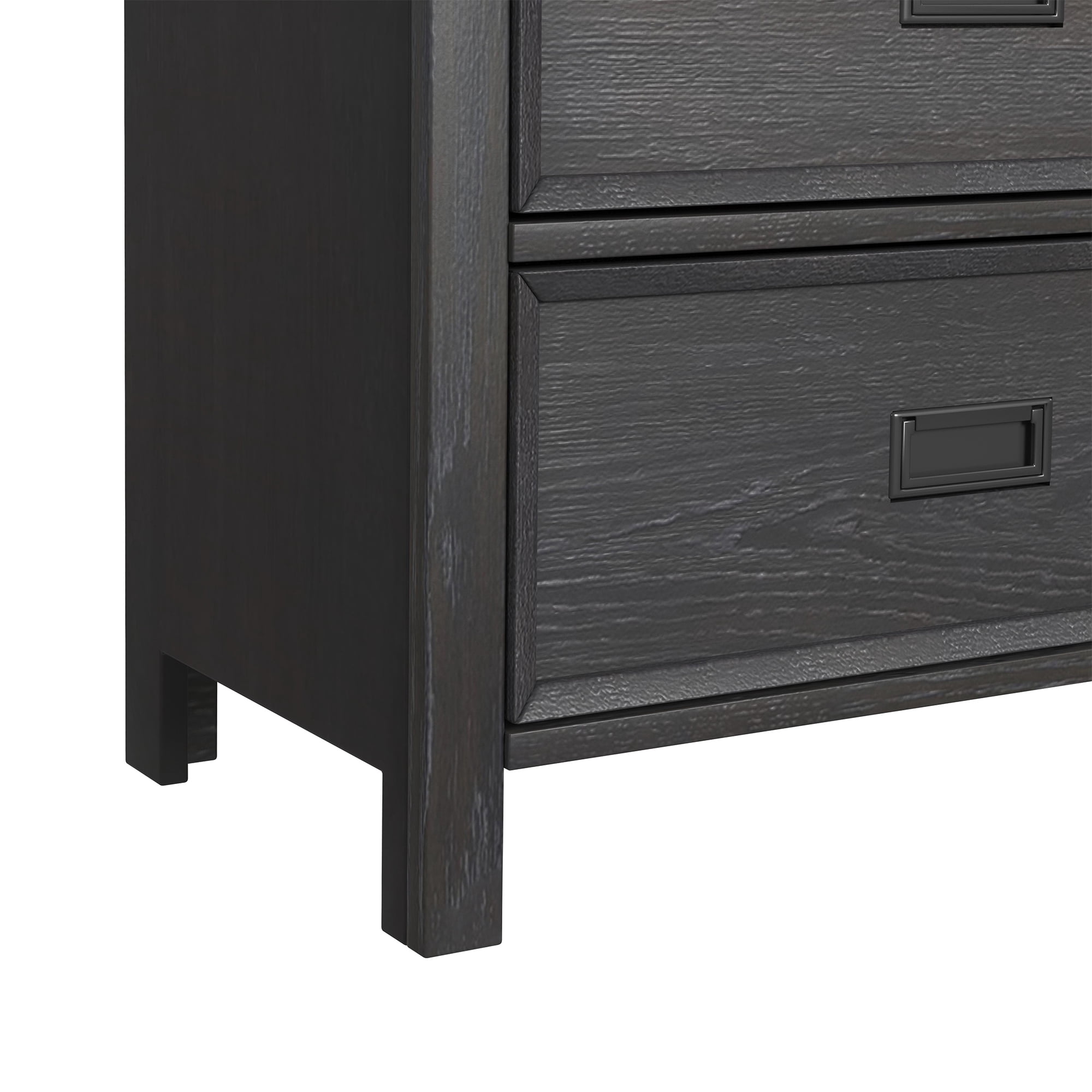 Picket House Furnishings Brooklyn Kids 6-Drawer Dresser in Charcoal