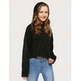 thumbnail image 5 of Oudiya Kids Tie Dye Sweatshirt Crop Tops Hoodie Long Sleeve Pullover for Girls, 5-13 Years, 5 of 9