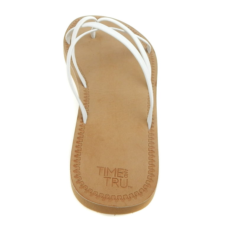 Multi strap sales flip flops