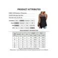 thumbnail image 2 of Enwejyy Women Summer Leopard Print Pleated Sleeveless Loose Tank Blouse Top, 2 of 3
