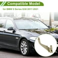 thumbnail image 3 of Cubierta de tirador de panel de puerta del lado del pasajero delantero para BMW 5 Series G30 2017-2021, manija de puerta interior, cubierta de tirador de puerta, beige, ABS, 1 juego, 3 of 6