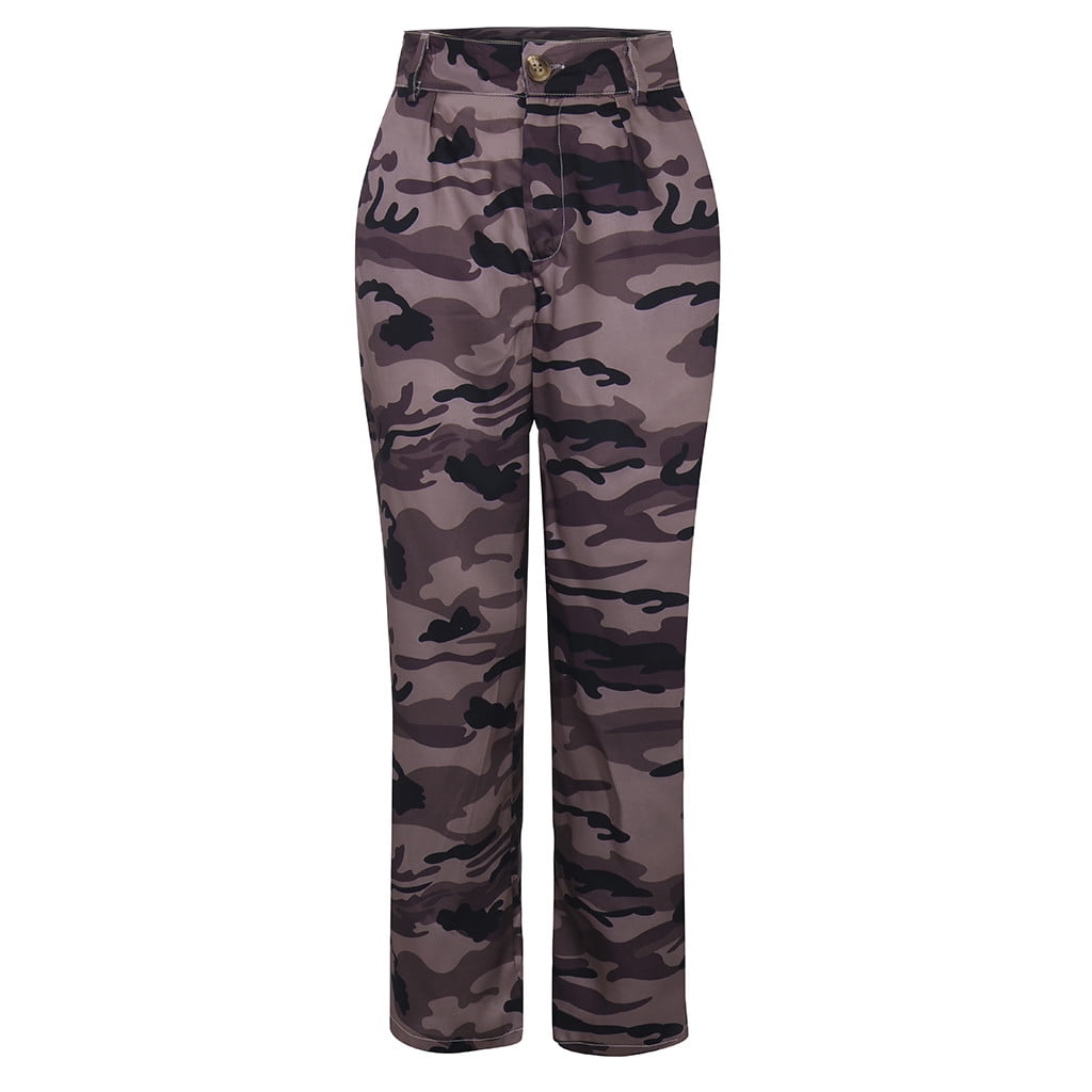 plus size camouflage trousers