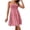 Pink, variant on AJZIOJIRO Women Sleeveless Swing Dress Casual Tshirt Sundress Summer Dresses for Women S-2XL