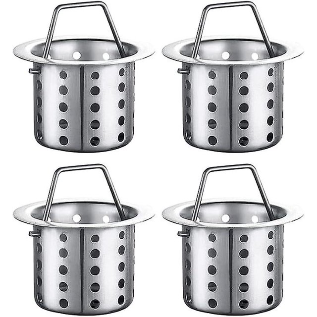 4 Piezas Coladores de Fregadero de Cocina, Colador de Drenaje de Cocina, Filtro de Colador de Fregadero, Colador de Drenaje, para Lavabo de Baño, Tapón de Bañeras