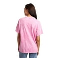 thumbnail image 4 of Cinnamoroll Strawberries Women's Pink Mineral Wash Crew Neck Short Sleeve T-shirt-Medium, 4 of 6