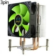 thumbnail image 2 of Disipador de CPU con dos tubos de calor y ventilador ultrasilencioso para LGA 2011 X79 X99 X299 (Ventilador único de 3 pines), 2 of 4
