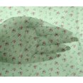 thumbnail image 4 of oneOone Viscose Chiffon Fabric Leaves & Rose Flower Print Sewing Fabric BTY 42 Inch Wide, 4 of 4