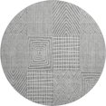 thumbnail image 2 of Addison Rugs Mayfield Premium Machine Washable Transitional Geometric Gray Round Rug, 8' x 8', 2 of 5