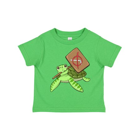 

Inktastic Cute Green Sea Turtle with No Straws Sign Gift Toddler Boy or Toddler Girl T-Shirt