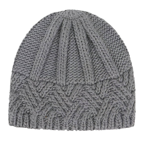 TELOLY Winter Hats for Men,Fashionable Aesthetic Winter Hat,Enhances Overall Look Beanies Hats Men,Gray