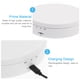 thumbnail image 3 of unbranded 1Ud Jewelry Turntable White with Simple Design for Versatile Display Use, 3 of 8