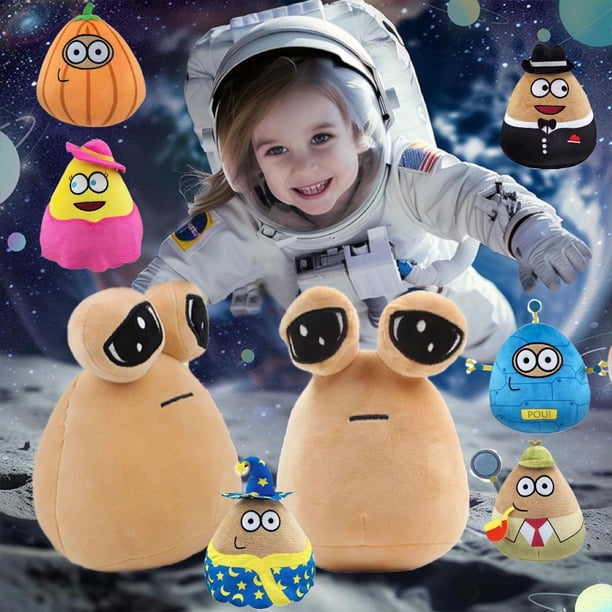 Muñeco de peluche de My Pet Alien Pou, juguete de peluche de 22cm, 1/7 piezas, nuevo