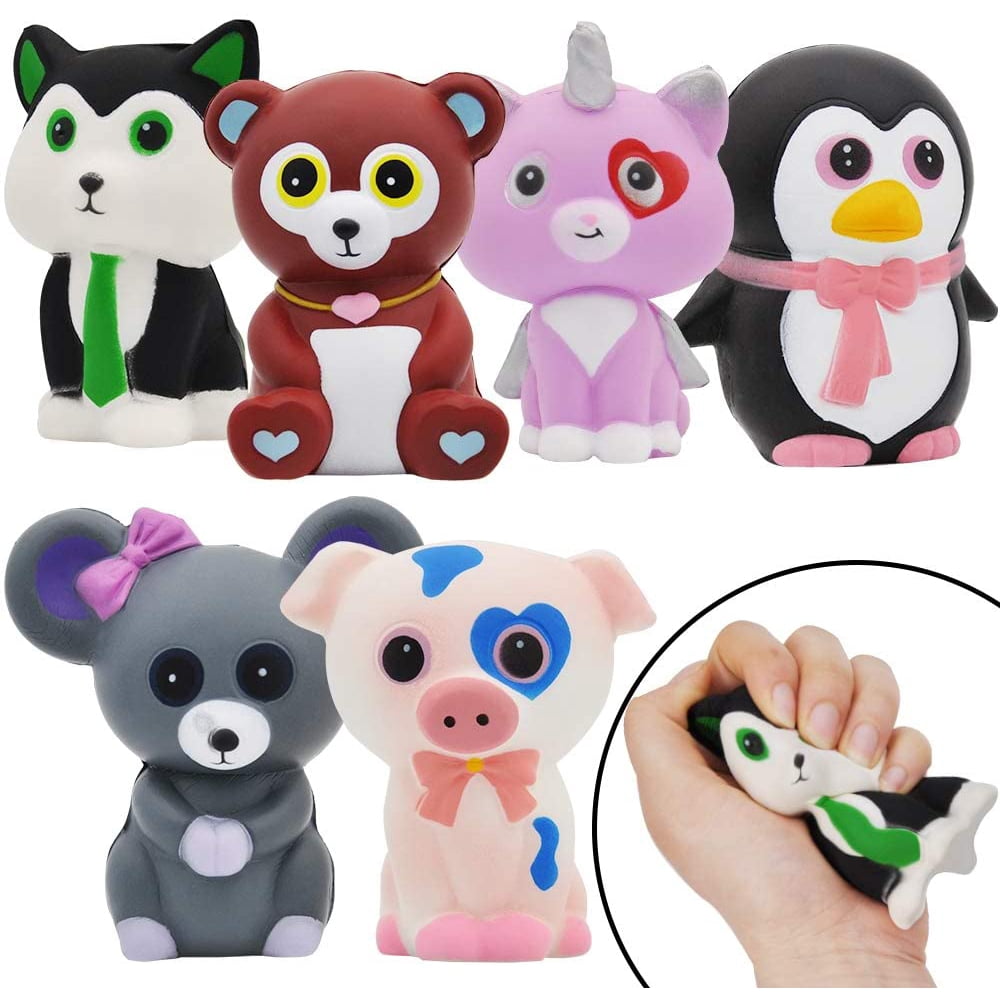 stuffed squishy animals