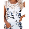 thumbnail image 2 of Gvmfive Women Summer Printed Lace Tank Tops Sleeveless Casual Vest T Shirt, 2 of 4