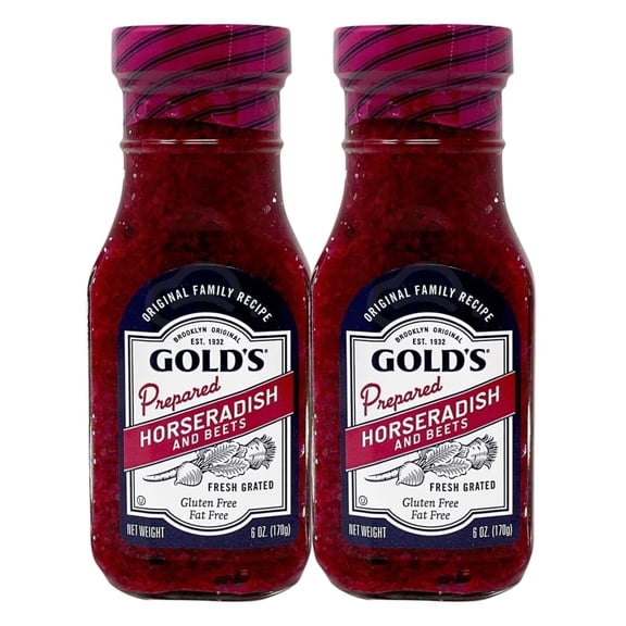 Kosher Gold's Red Horseradish 6 oz, Pack of 2