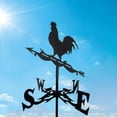 thumbnail image 2 of Almencla Retro Metal Weathervane Weather Vane Wind Direction Indicator, 2 of 8