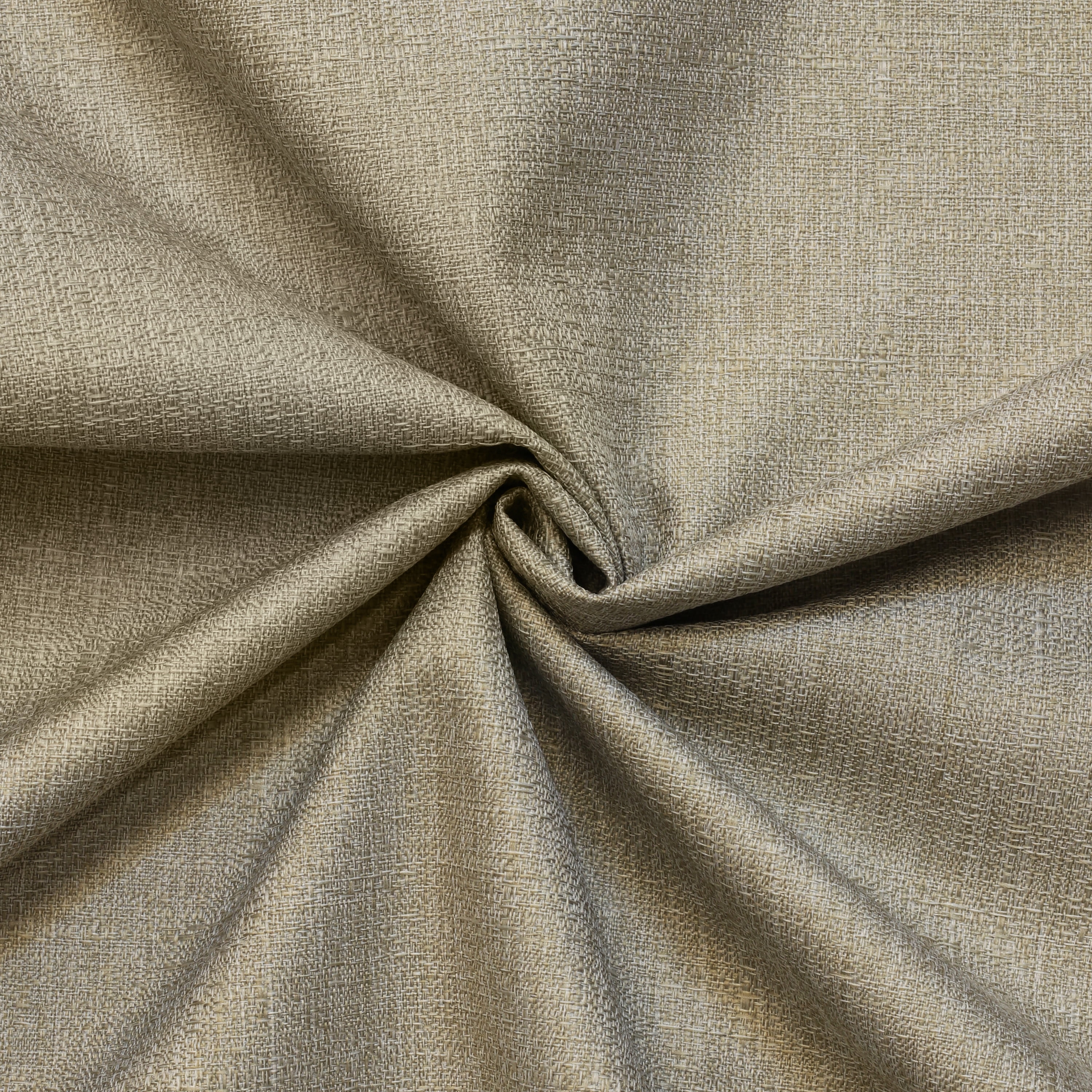 Barry Total Blackout Textured Dual Header Curtain Panel 52" x 84" in Oatmeal