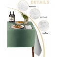thumbnail image 2 of Green Grey Ombre Table Cloth, Waterproof Tablecloth for Rectangle Tables, Farmhouse Gradient Minimalist Reusable Washable Fabric Table Cover for Restaurant Kitchen Dining Tables 60"x84", 2 of 9