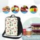 thumbnail image 4 of Fotbe Christmas Dachshund Dog Lonchera Bolsa de Almuerzo para Hombres y Mujeres, Lonchera de Gran Capacidad, Bolsa de Almuerzo Reutilizable, Bolsa Térmica Aislante, 4 of 7