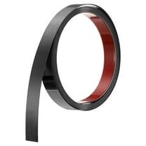 Molding Trim, Stainless Steel Wall Trim Peel and Stick, 10Ft x 0.78inch, Brushed Black