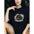 thumbnail image 1 of Womens Today i Choose Joy Decoration Peony Summer Roses Flower T-Shirt, 1 of 6