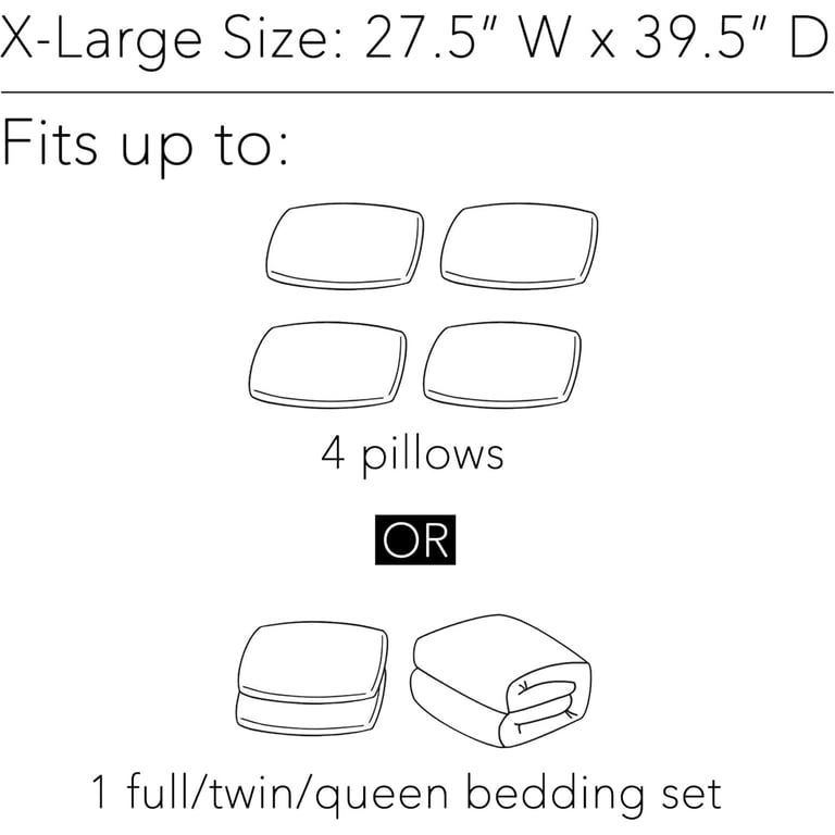 Jumbo Vacuum Storage Bags X-Large 3-Pack photo 5