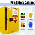 thumbnail image 2 of 12 Gallon Industrial Safety Storage Cabinet (Double-Walled Steel Explosion Proof, OSHA), for Commercial·Industrial·Home (Alcohol/Gasoline), 2 of 7