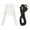 White, variant on Riousery Portable Gaming Comfort Grip Handle Bracket Charging Dock Holder Charger Station with Data Cable Compatible with Nintendo Switch Joy Con Controller Accessories, Durable ABS Body, Black