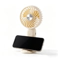 thumbnail image 7 of Lenkho Mini Handheld Fan with Stand, 2-in-1 Portable & Desktop Fan, USB Rechargeable Personal Cooling Fan, Compact Small Fan for Home, Office, Outdoor & Travel, 7 of 7