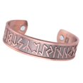 thumbnail image 1 of Brazalete Ancho Zulema de Cobre con brazalete abierto, 1 of 8