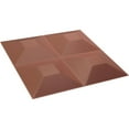 thumbnail image 5 of 19 5/8"W x 19 5/8"H Foster EnduraWall Decorative 3D Wall Panel, Universal Pearl Metallic Champagne Pink (Covers 2.67 Sq. Ft.), 5 of 5