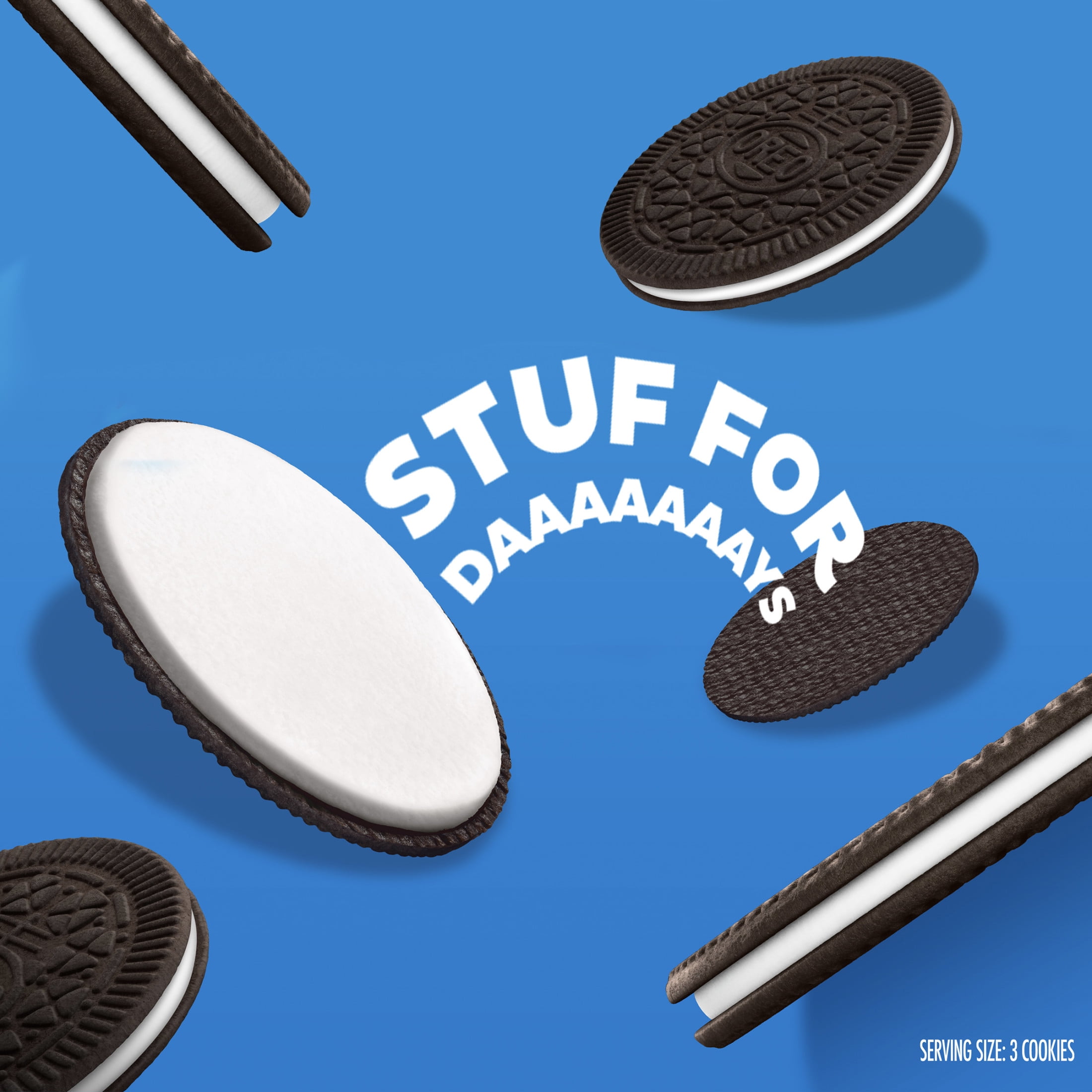 OREO Thins Extra Stuf Chocolate Sandwich Cookies, Family Size, 13.97 oz