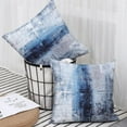 "GALMAXS7 Set of 2, Blue/Grey Abstract Art Pillow Covers, 18""x18