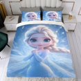thumbnail image 4 of Frozen Themed Bed Sheet Set Three Piece Set 90*90 in Comfortable And Skin Friendly Unique Design Creating A Star Studded Night, 4 of 6