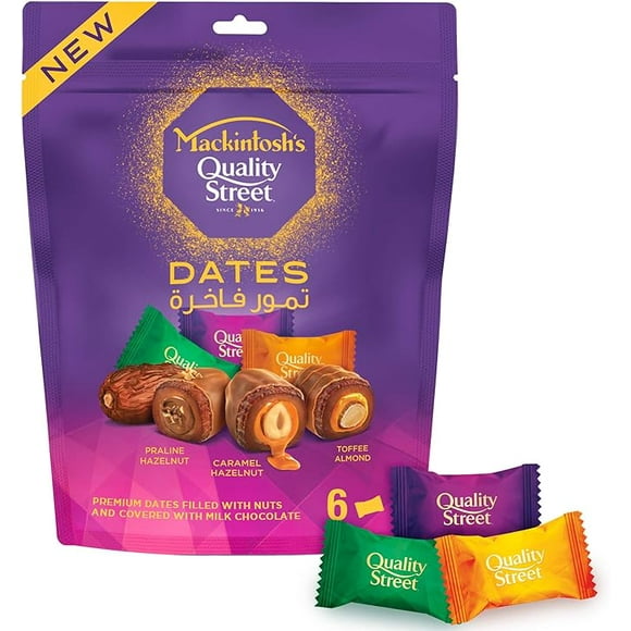 Nestle Mackintosh Quality Street Dates assorted 12x102g, Snacks