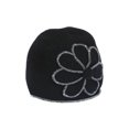 thumbnail image 1 of Beanie de la puntada de la flor SS/Sophia Negro, 1 of 1