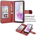 thumbnail image 6 of Takfox Galaxy A16 5G Case,for Samsung Galaxy A16 Wallet Phone Case,Takfox PU Leather Magnetic Detachable Card Holders Shockproof Kickstand Protective [Flip Folio Cover] for Samsung Galaxy A16 -Wine, 6 of 10