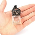 thumbnail image 3 of Xihbxyly Frasco de Perfume para Coche, Minidifusor Colgante, Diseño Moderno de Aromaterapia, Aspecto Transparente y Elegante, Ideal para Coche, Oficina, Baño, Ambiente Romántico, Paquete de 20, Negro, 3 of 5