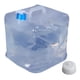 thumbnail image 1 of Naiovety Contenedor de agua portátil de 15 litros con grifo práctico Contenedor de agua de 20 litros Cubo plegable de 20 litros Kits de desorden para acampar 10L, 1 of 6