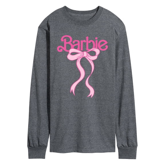 Barbie - Logo Coquette Bow Long Sleeve Graphic T-Shirt